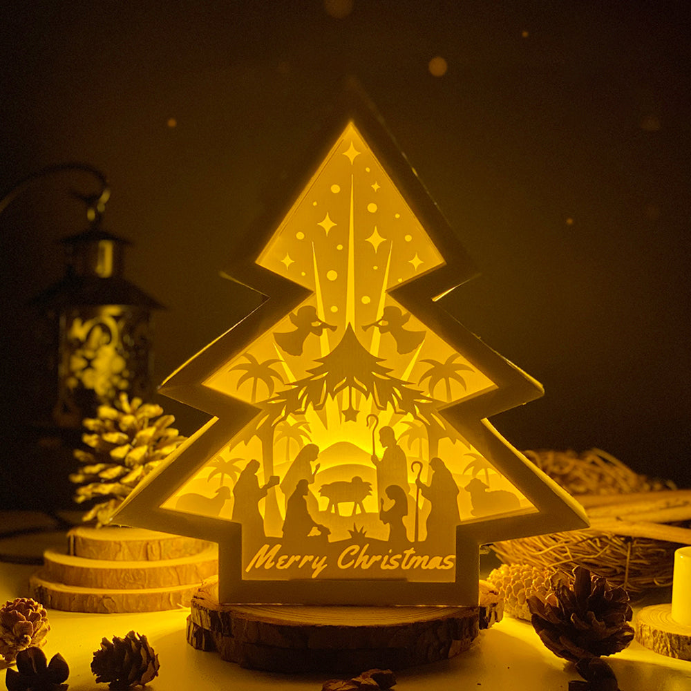 Christmas Nativity 2 – 3D Box SVG File for Cricut & Silhouette