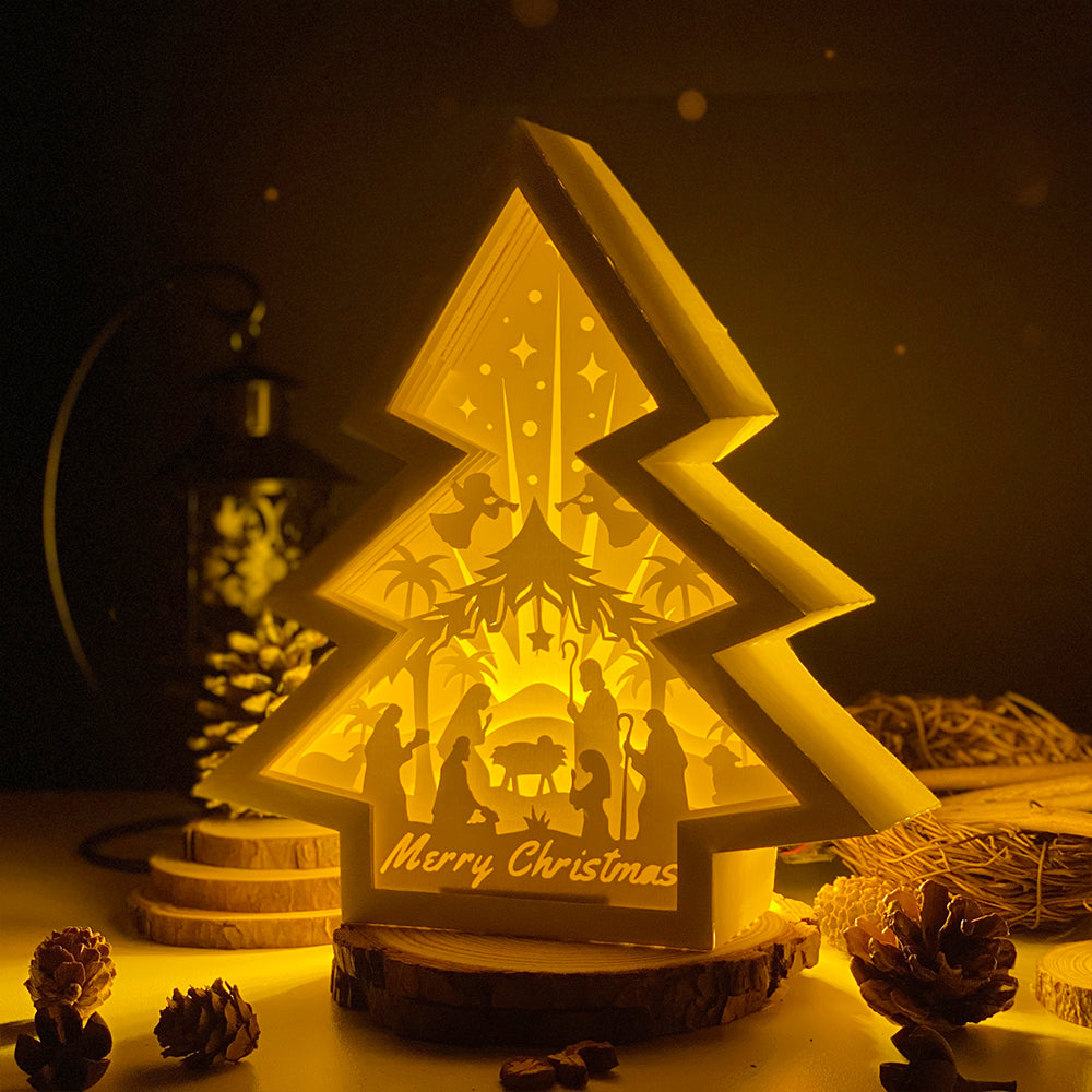Christmas Nativity 2 – 3D Box SVG File for Cricut & Silhouette
