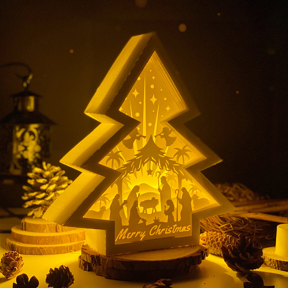 Christmas Nativity 2 – 3D Box SVG File for Cricut & Silhouette