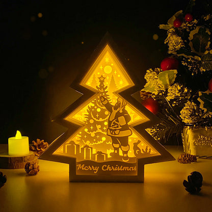 Xmas 1 – 3D Box SVG File for Cricut & Silhouette