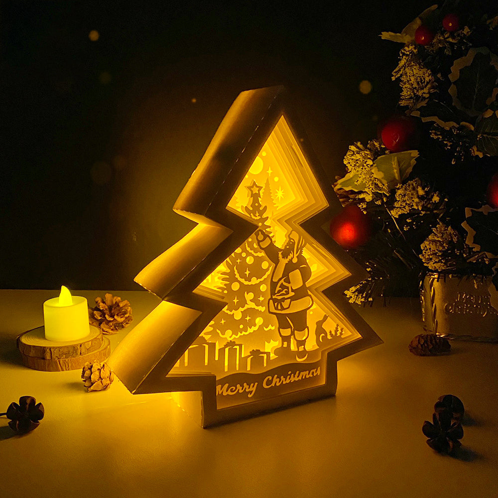 Xmas 1 – 3D Box SVG File for Cricut & Silhouette