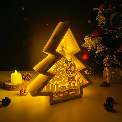 Xmas 1 – 3D Box SVG File for Cricut & Silhouette