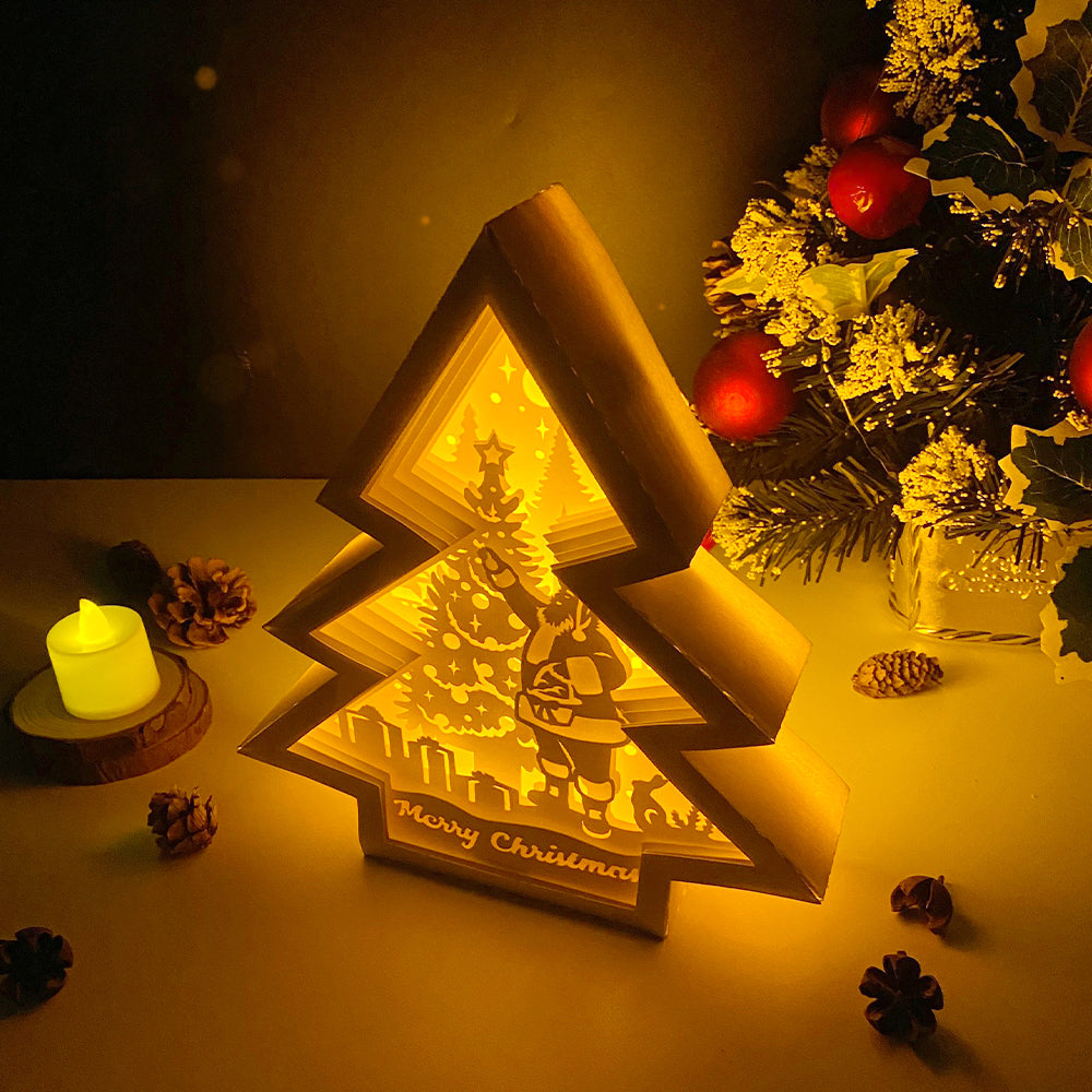 Xmas 1 – 3D Box SVG File for Cricut & Silhouette
