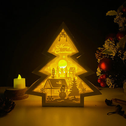 Xmas 2 – 3D Box SVG File for Cricut & Silhouette