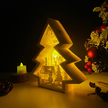 Xmas 2 – 3D Box SVG File for Cricut & Silhouette