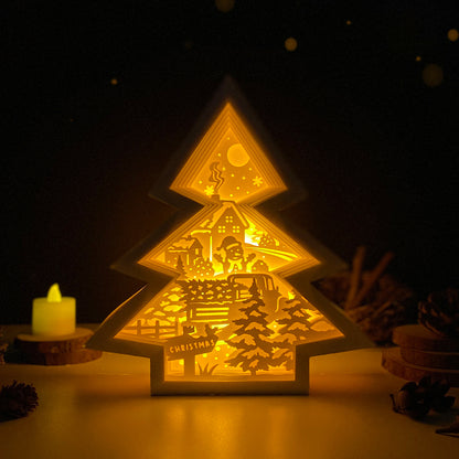 Xmas 3 – 3D Box SVG File for Cricut & Silhouette