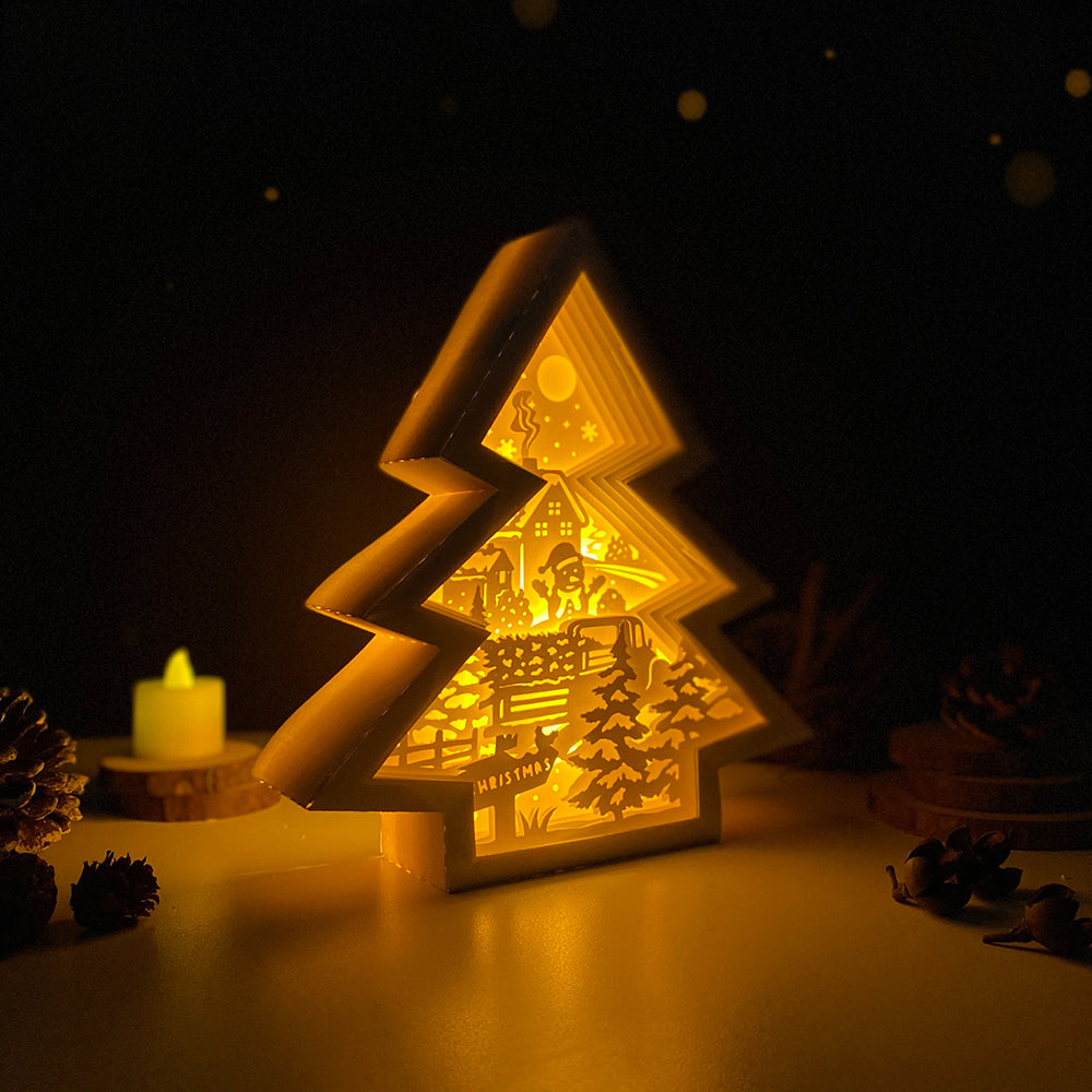 Xmas 3 – 3D Box SVG File for Cricut & Silhouette