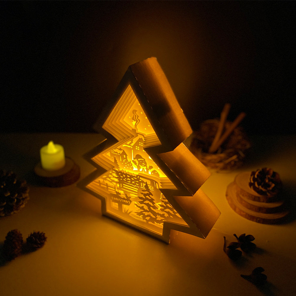 Xmas 3 – 3D Box SVG File for Cricut & Silhouette