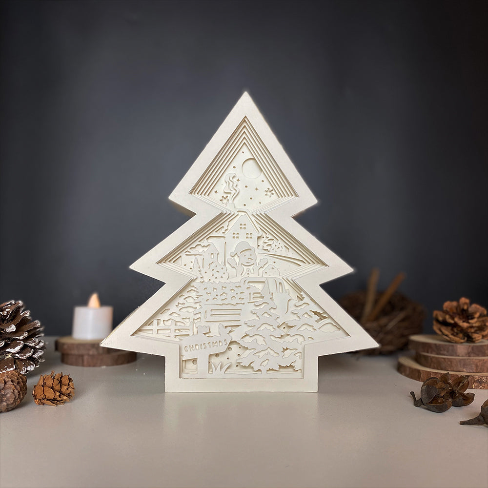 Xmas 3 – 3D Box SVG File for Cricut & Silhouette