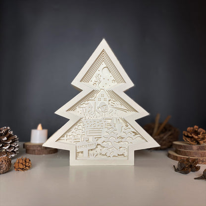 Xmas 3 – 3D Box SVG File for Cricut & Silhouette
