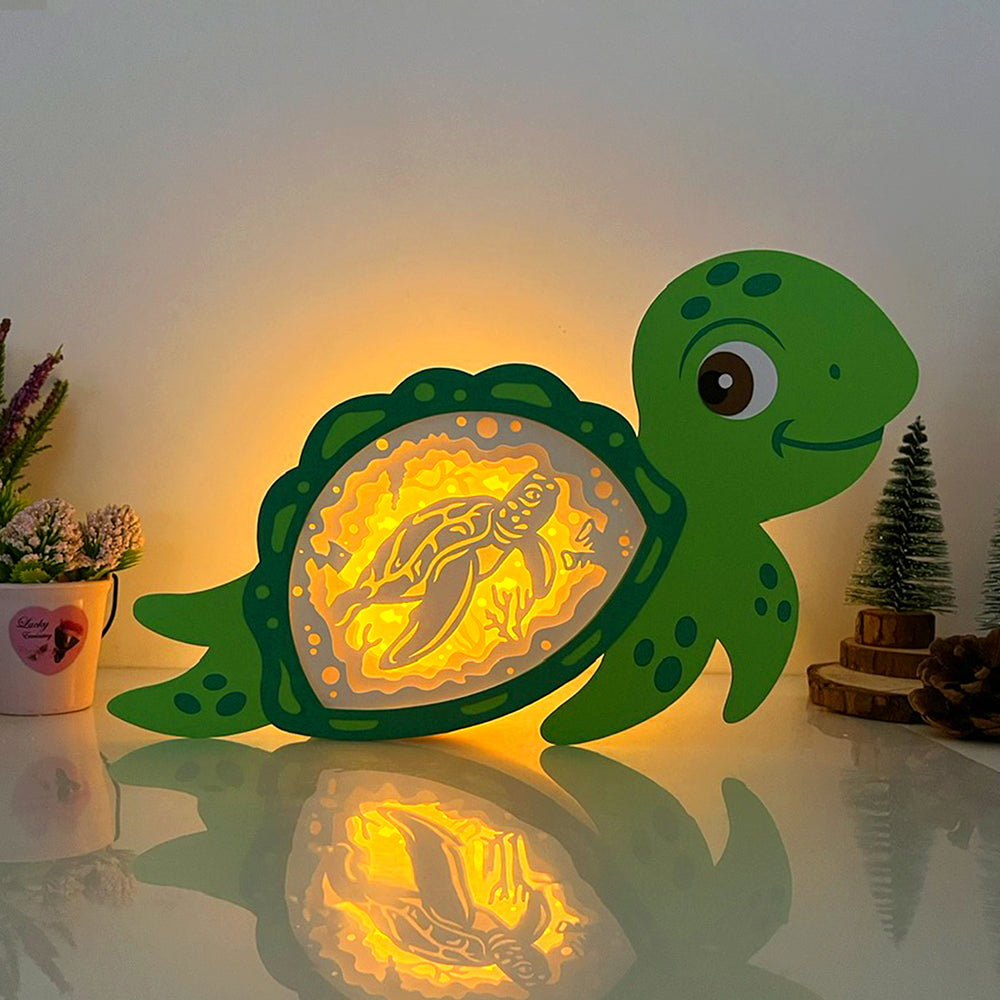 Turtle 2 – 3D Box SVG File for Cricut & Silhouette