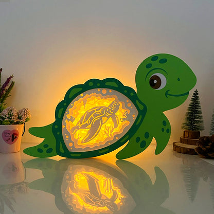 Turtle 2 – 3D Box SVG File for Cricut & Silhouette