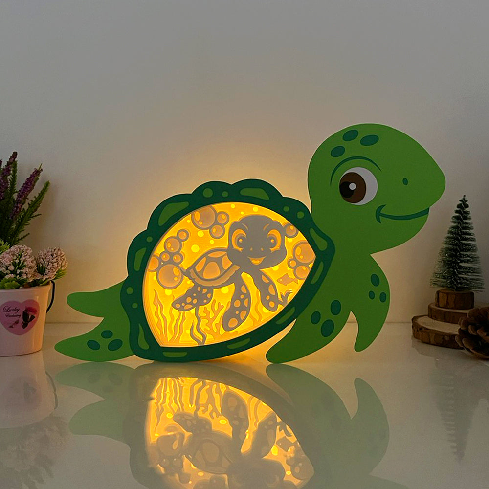 Turtle – 3D Box SVG File for Cricut & Silhouette