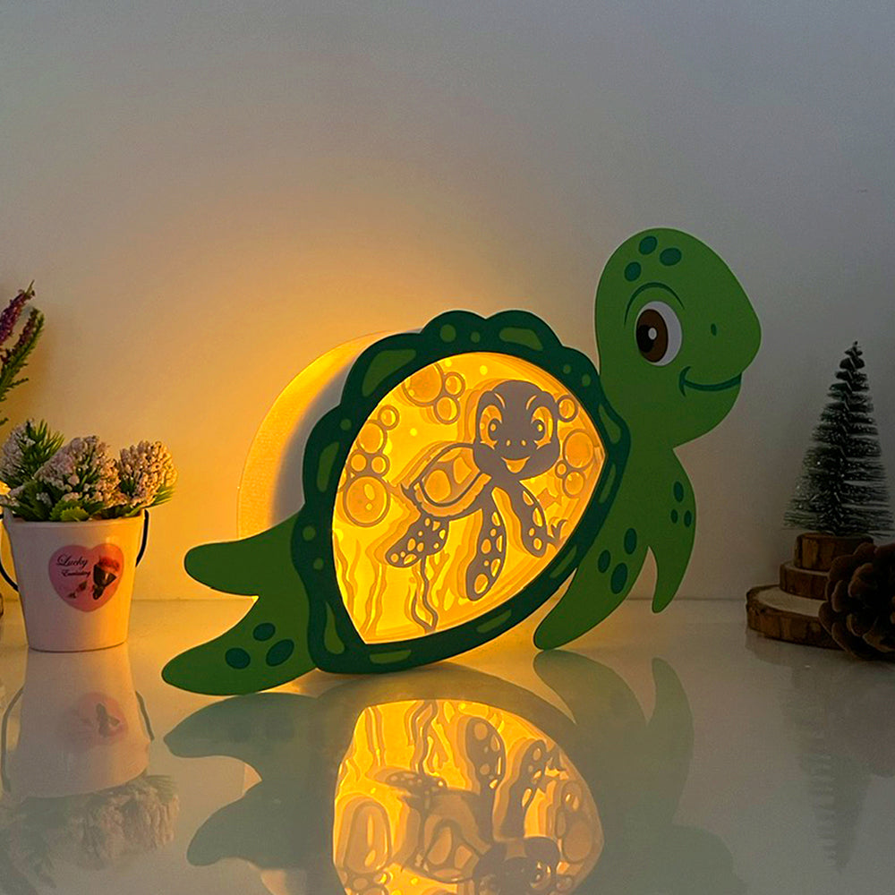 Turtle – 3D Box SVG File for Cricut & Silhouette