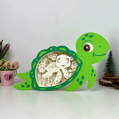 Turtle – 3D Box SVG File for Cricut & Silhouette