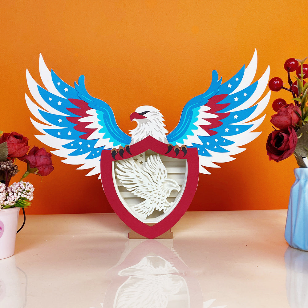 Eagle – 3D USA Eagle Box File - Cricut File - VEKTOR KRAFT