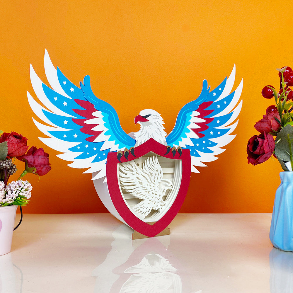 Eagle – 3D USA Eagle Box File - Cricut File - VEKTOR KRAFT