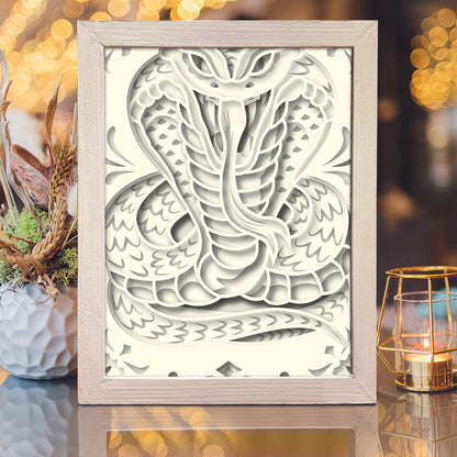 Snake – 3D Shadow Box SVG File for Cricut & Silhouette