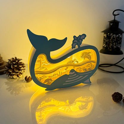 Ocean – 3D Box SVG File for Cricut & Silhouette
