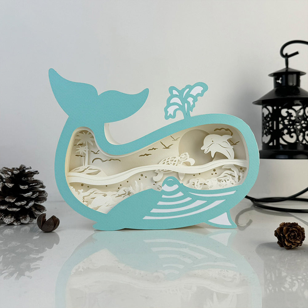 Ocean – 3D Box SVG File for Cricut & Silhouette