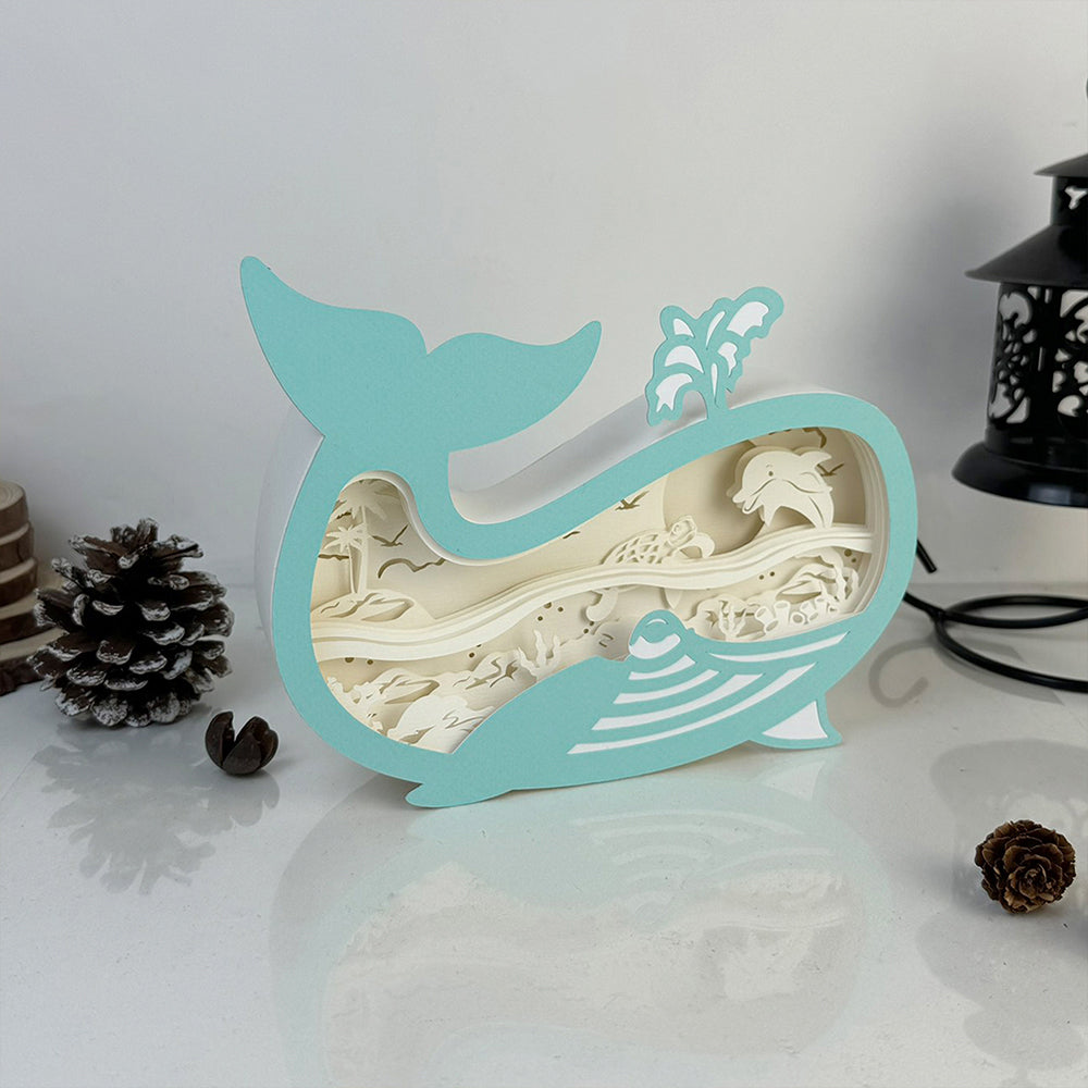 Ocean – 3D Box SVG File for Cricut & Silhouette