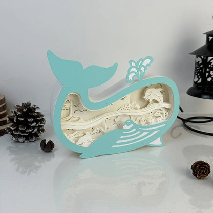 Ocean – 3D Box SVG File for Cricut & Silhouette