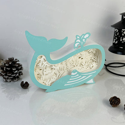 Seabed – 3D Box SVG File for Cricut & Silhouette
