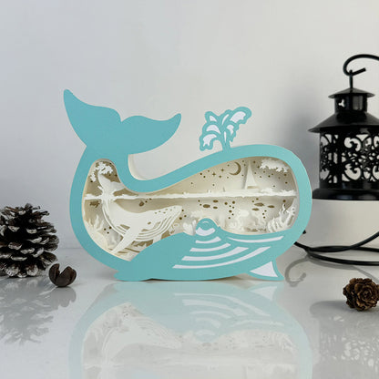 Whale – 3D Box SVG File for Cricut & Silhouette