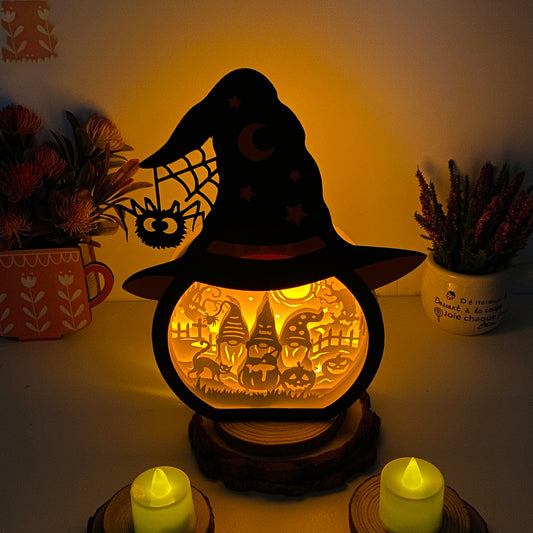 Gnome  – 3D Witch Hat Box File - Cricut File - VEKTOR KRAFT