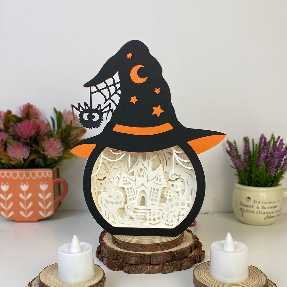 Haunted House – 3D Box SVG File for Cricut & Silhouette