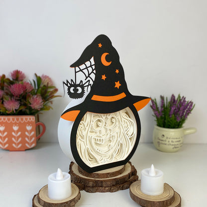 Old Witch – 3D Box SVG File for Cricut & Silhouette