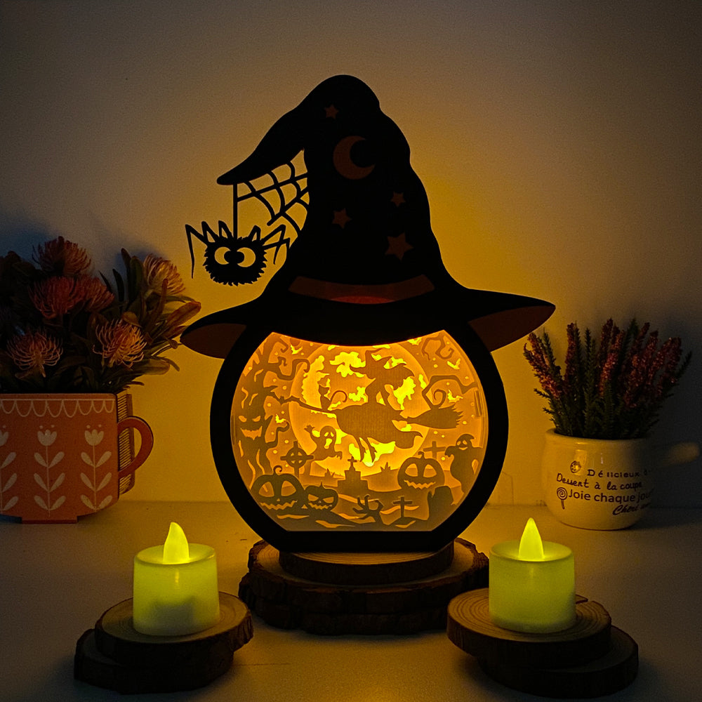 Witch Moon – 3D Box SVG File for Cricut & Silhouette