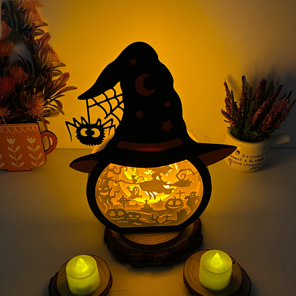 Witch Moon – 3D Box SVG File for Cricut & Silhouette
