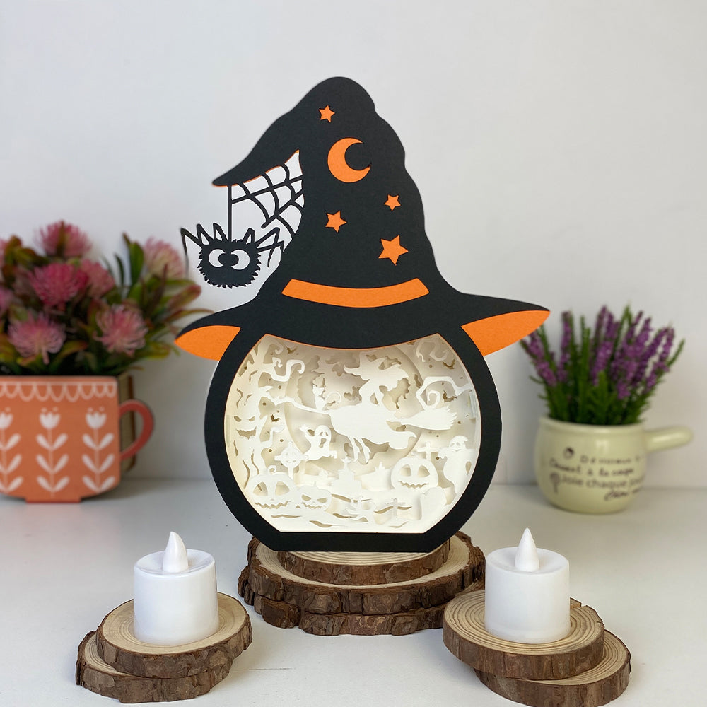 Witch Moon – 3D Box SVG File for Cricut & Silhouette
