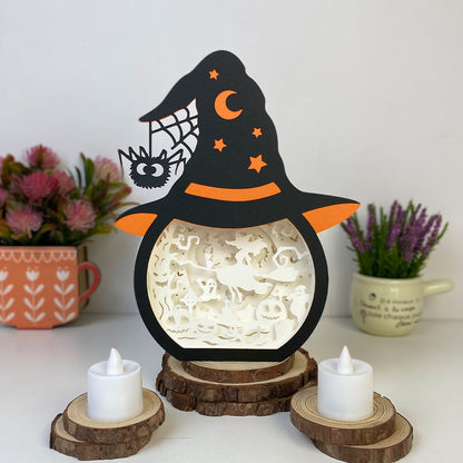 Witch Moon – 3D Box SVG File for Cricut & Silhouette