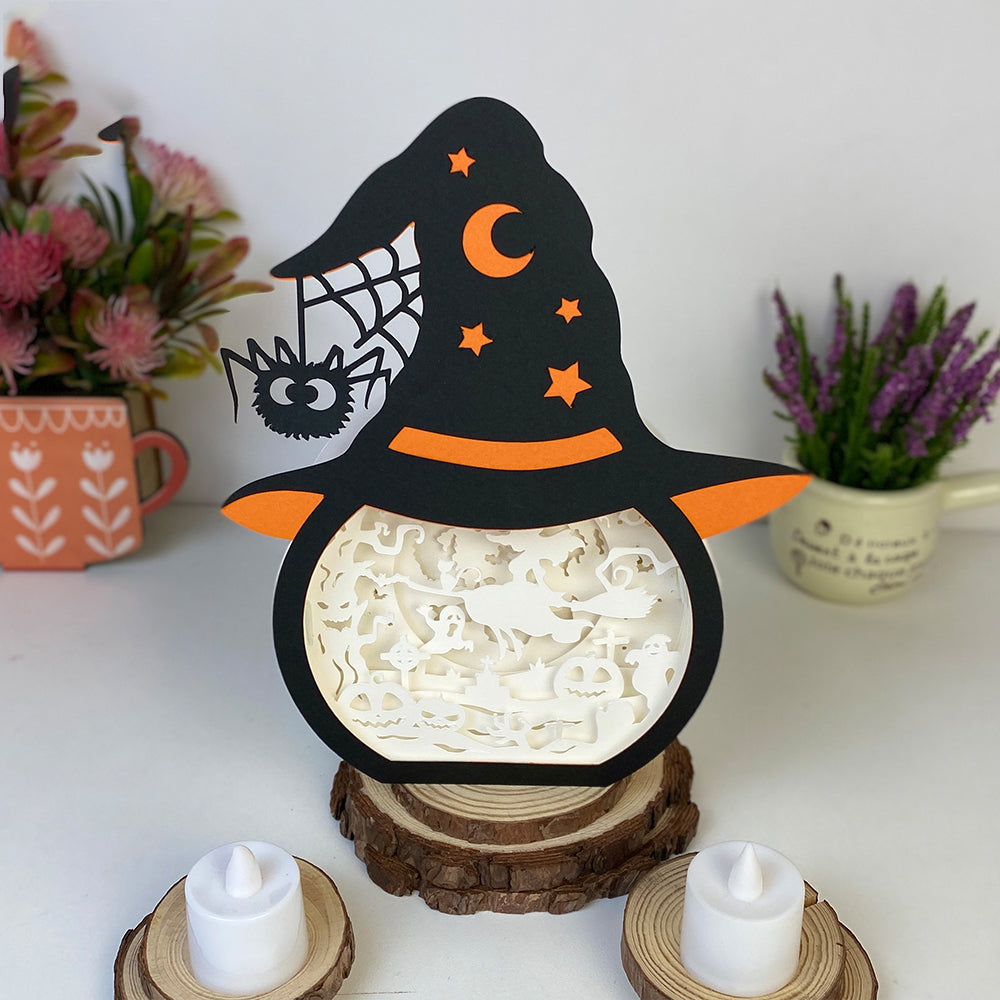 Witch Moon – 3D Box SVG File for Cricut & Silhouette