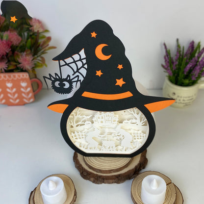 Witch – 3D Box SVG File for Cricut & Silhouette