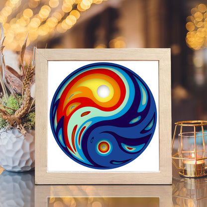 YinYang – 3D Shadow Box SVG File for Cricut & Silhouette
