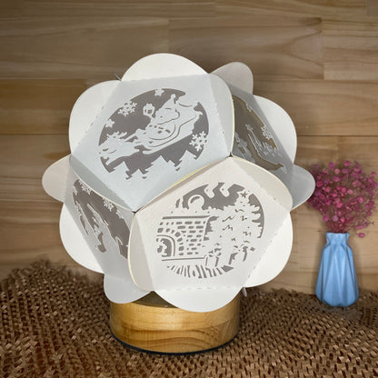 Xmas 3 – 3D Lantern SVG File for Cricut & Silhouette
