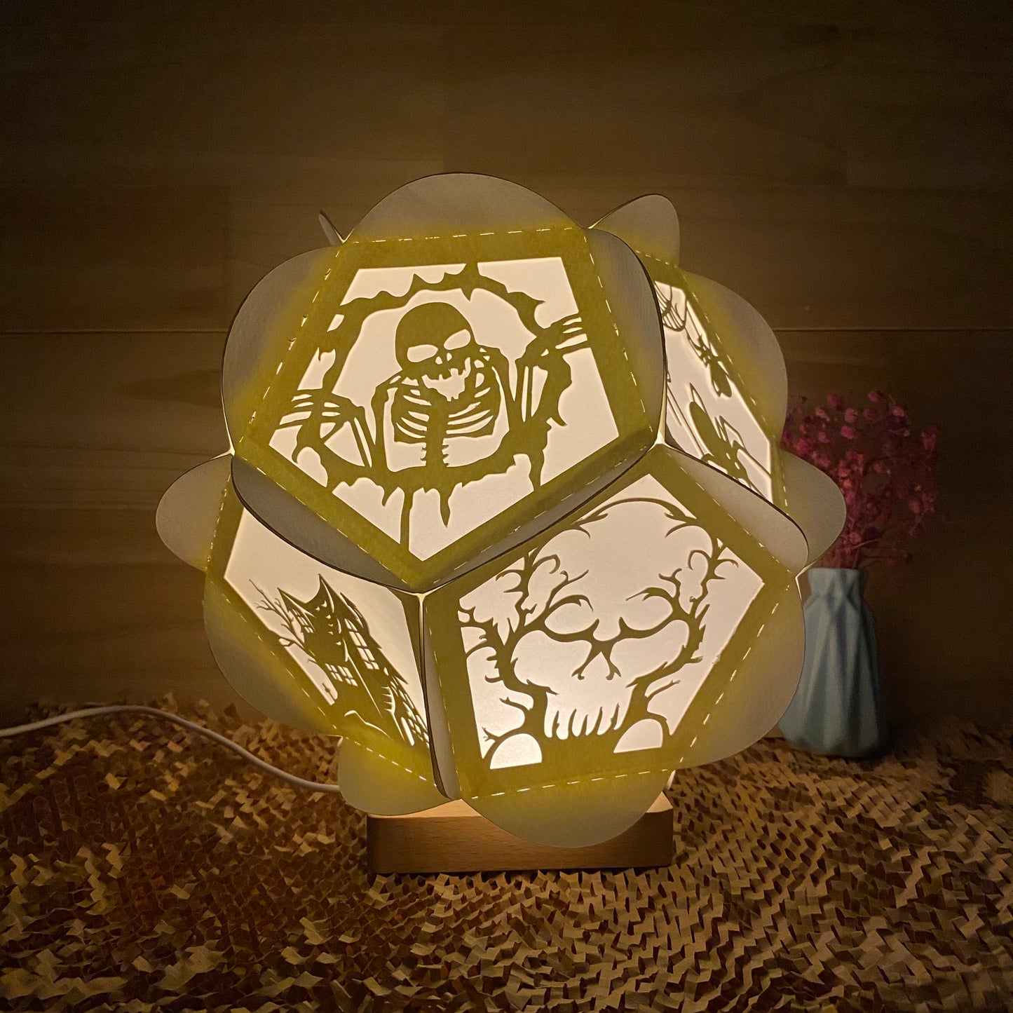Halloween 4 – 3D Lantern SVG File for Cricut & Silhouette