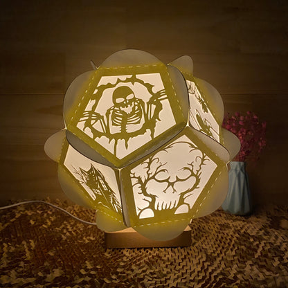 Halloween 4 – 3D Lantern SVG File for Cricut & Silhouette