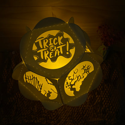 Halloween 3 – 3D Lantern SVG File for Cricut & Silhouette
