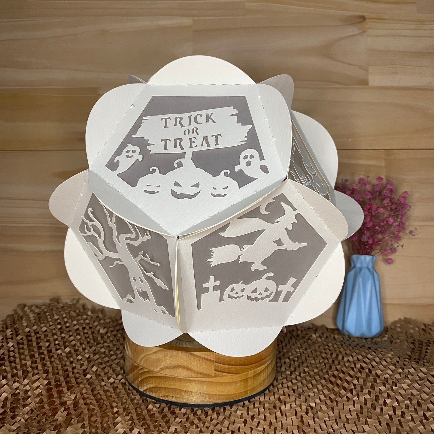 Halloween – 3D Lantern SVG File for Cricut & Silhouette