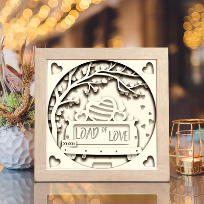 Love Truck – 3D Shadow Box SVG File for Cricut & Silhouette